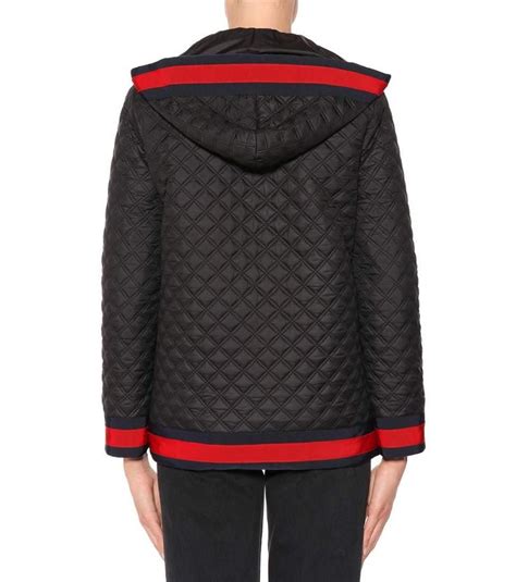 gucci black diamond quilted coat|gucci blazers for women.